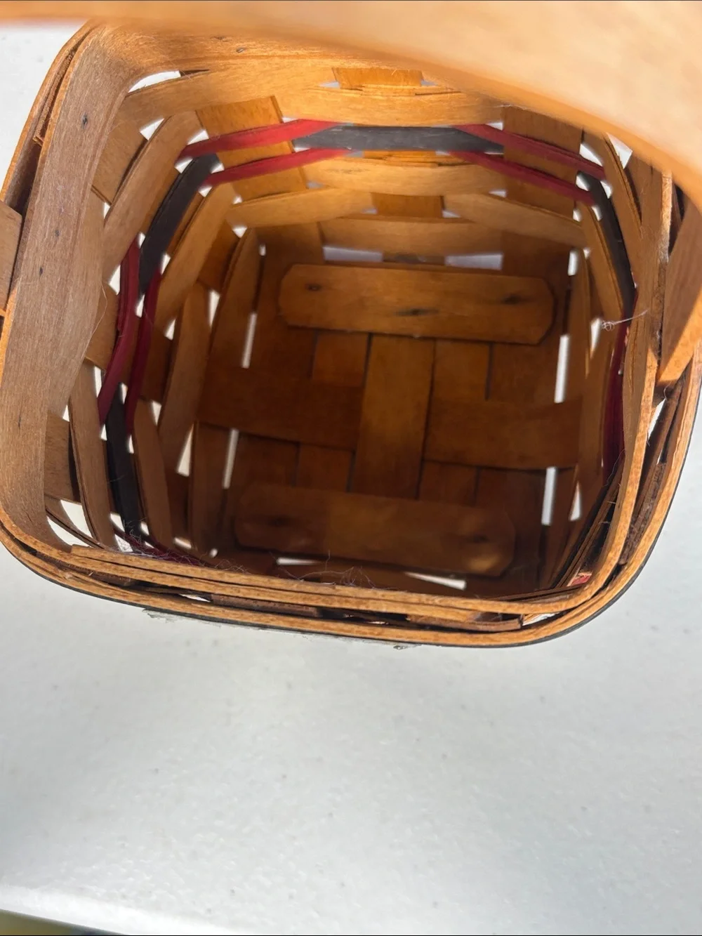 Vintage Longaberger 1993 Inaugural Basket Handwoven USA Americana